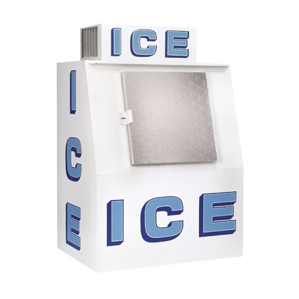 Ice Merchandiser Slant Door 110V Bagged Ice Storage Bin