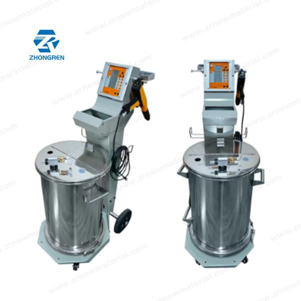 Machine de revêtement par poudre électrostatique Zhongren 220V 50w / Système de revêtement par pulvérisation de peinture pour la performance de revêtement Rism
