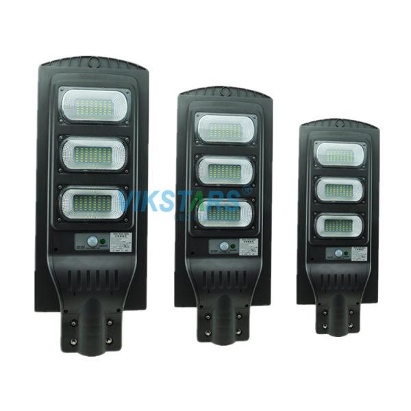 ABS Plastic Housing 60W Solar Street Light No Need Wiring Outdoor Installation