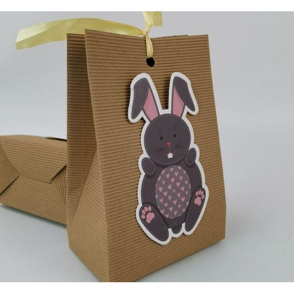 Подарок ленты упаковки еды кролика дня пасхи Biodegradable бумажный кладет 25g в мешки