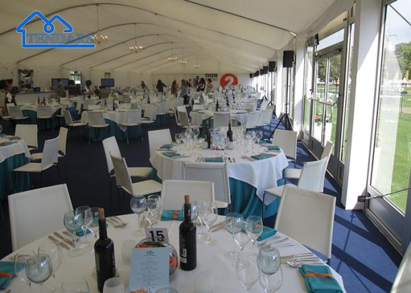 PVC Clear Top Arcum Tents For Restaurant Wedding Multipurpose Top Wedding Tents