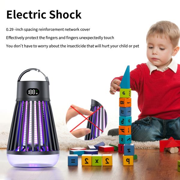 3-In-1 Mosquito Killer Lamp Outdoor Camping Light Charging Night Light Home Mosquito Catcher