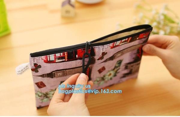 Organizer Zipper Bag Folder Office Stationery bag, zipper optional size stationery Envelope PP File Bag, document bag fi