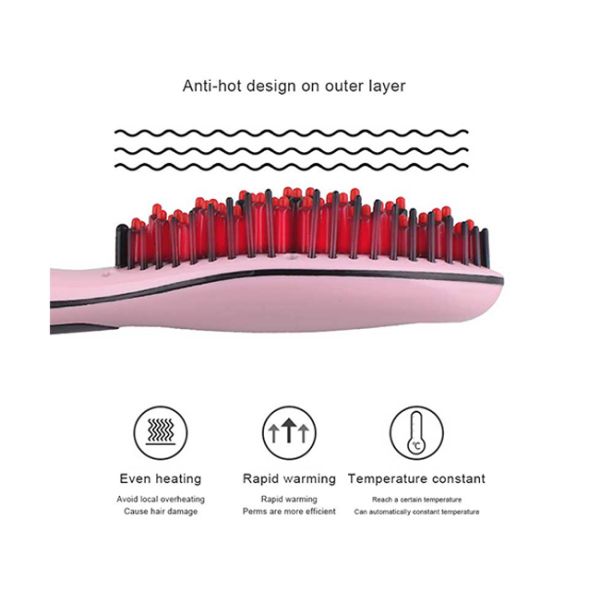 Щетка дизайна раскручивателя волос массажа, щетка гребня волос 80-230℃ электрическая