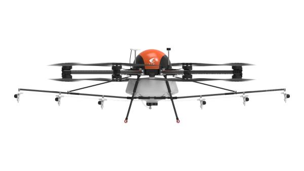 Unmanned Rotorcraft Tta M8apro for Large Area Coverage in Vineyard Crop Sprayer Drone