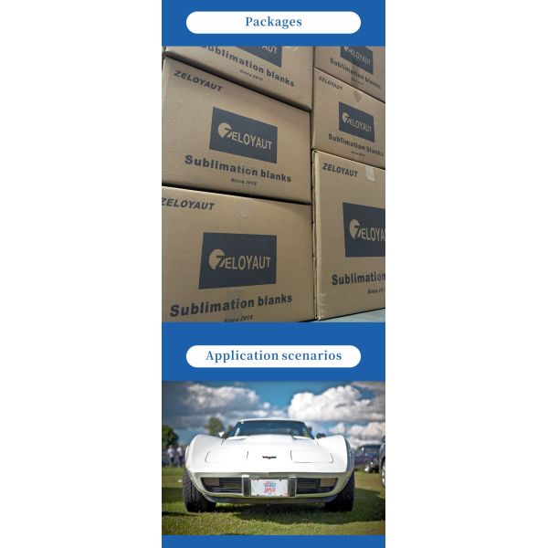 Wholesale Sublimation Car License Plate Blanks 12x6 Inch Personalized Custom Aluminium Car Nameplate Hide