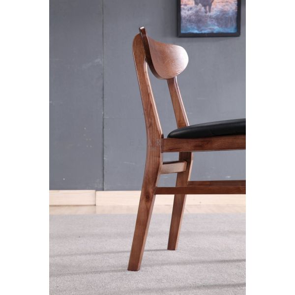 Nordic Style Leather Designer Modern Dining Chair