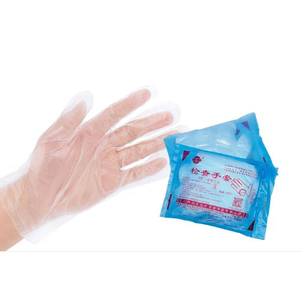 Disposable Non Sterile PE Examination Gloves CE ISO Certificate