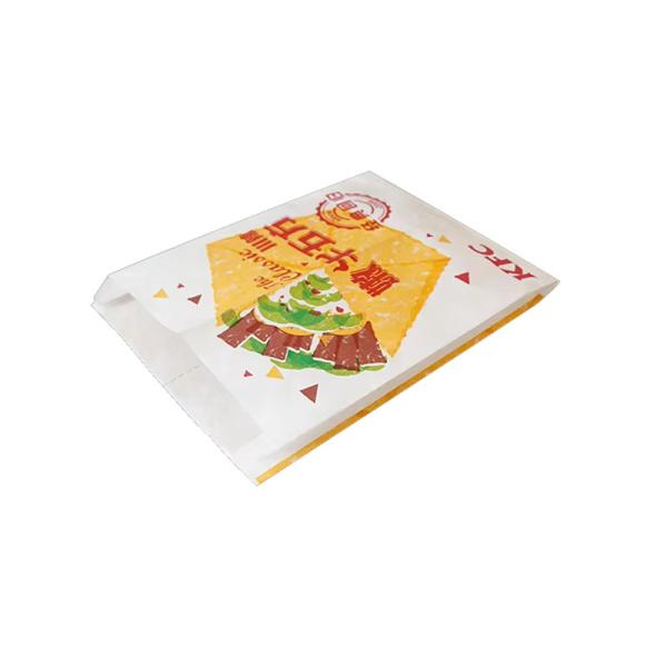 Recyclable Pinch Bottom Brown Greaseproof Paper Food Bags For Snack Takeaway