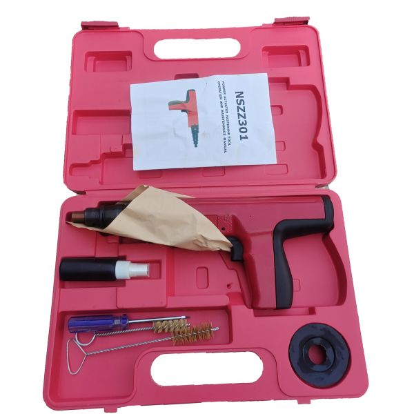 Concrete and Iron Manual Power Actuated Nail Gun with Smooth Shank Steel Shooting Nails