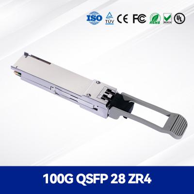 Premium 100G QSFP28 ZR4 80KM Fiber Optical Transceiver Module for Data Centers
