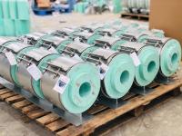 HDPIR Cold Insulation Sliding Pipe Support , Pre Insulated Pipe Supports , DN80 ( 3 inch) *100