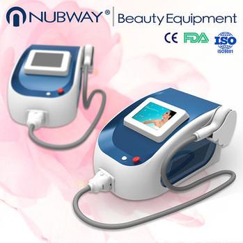 Portable home/personal use 808nm laser diode machine / ice laser hair removal machine with 1800 w