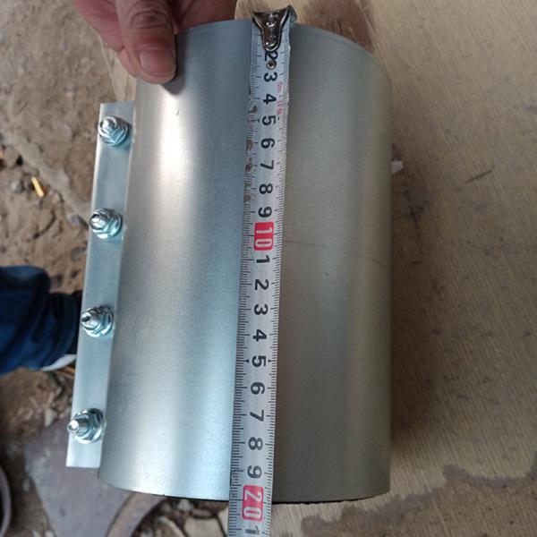 Folha dobro chapeada zinco de Morris Pipe Couplings With Rubber da tampa protetora da folha