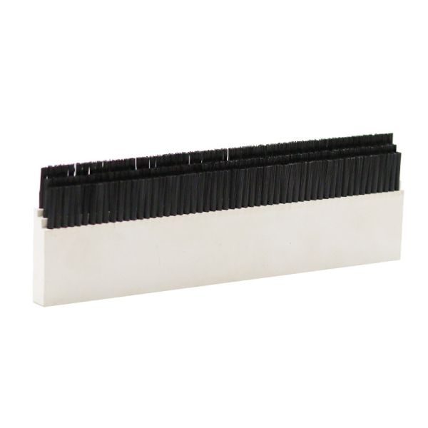 Customized Flat Lath Strip Wire Row Brush Nylon PP Plastic Plate Brush