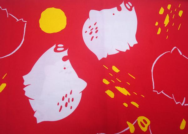 60x60 BCI Cotton Fabric With Inkjet Printed / For Bags Fabric Or Lining