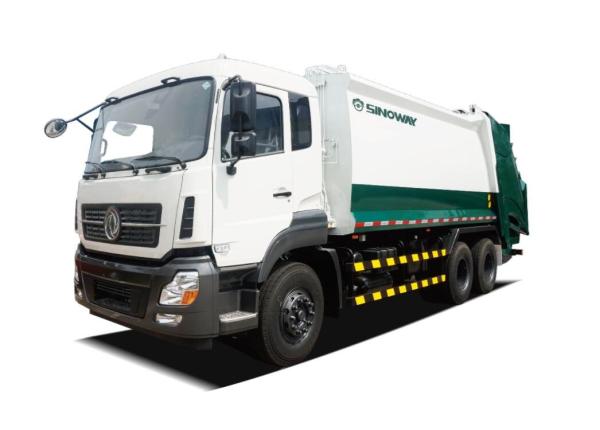 Easy Control Refuse Collection Vehicle / Waste Management Truck 180KW Rated Power