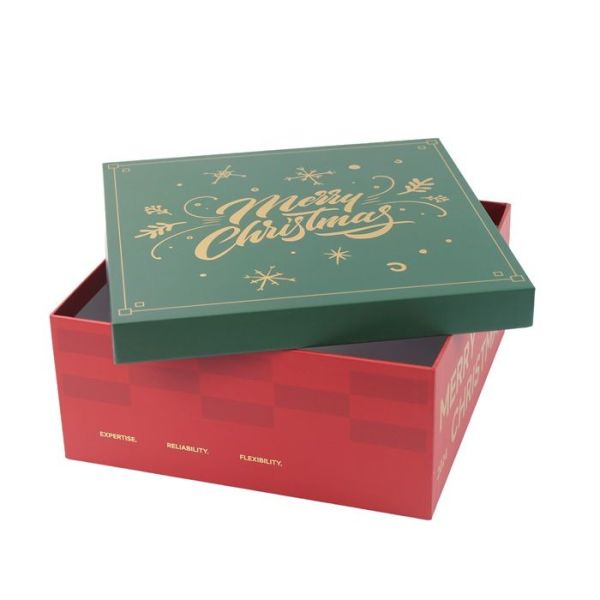 Festive Design Gift Box fit for Christmas holidays personalized packaging boxes