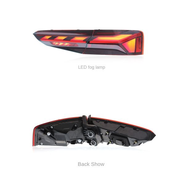 Demillon Rear Turn Taillights 2017-2020 for Audi A5 Taillight Assembly Modified with New LED Driving Lights