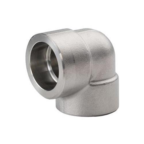 Cotovelo forjado de aço inoxidável frente e verso super 3000LB DN25 UNS S32750 de 90 graus