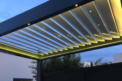 La conception libre Witn de système à abats-sons de pergola de la lame 260mm aveugle réglable en aluminium