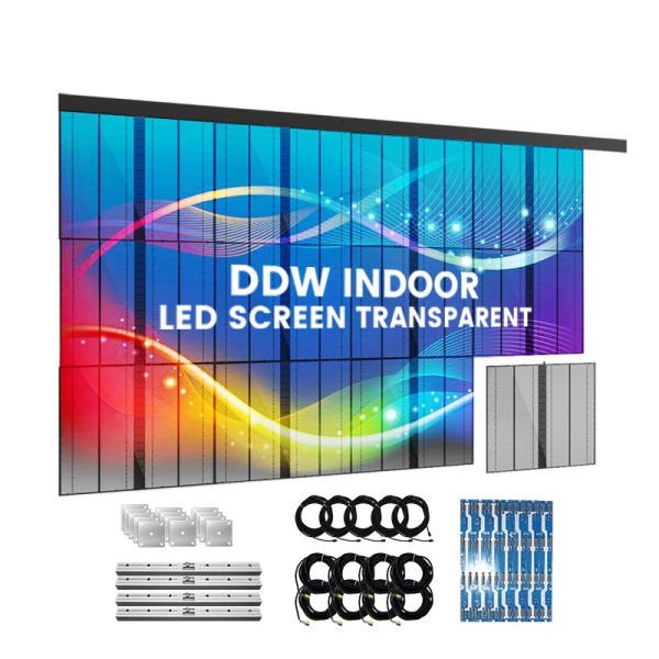 Factory Price P2.8 P3.9 P7.8 P10 P15 P20 Indoor LED Screen Transparent 3840Hz