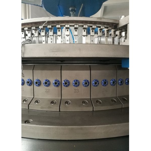 French Terry Fbric Single Jersey Fleece Circular Knitting Machine PLC 5.5KW-11.5KW