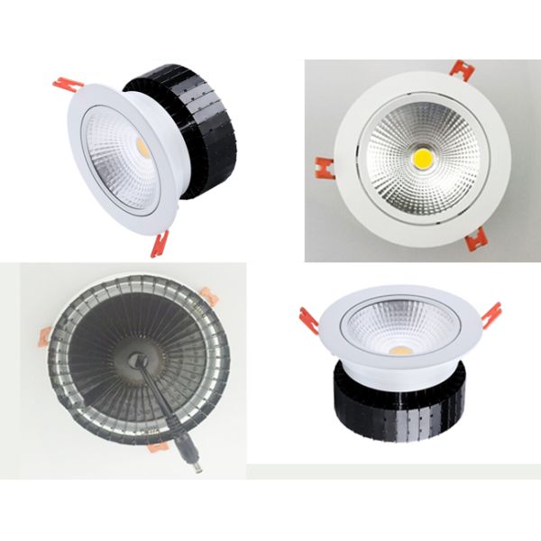 УДАР 50w высокоинтенсивного потока белый водить вниз с света RAL9003 вел коммерчески Downlights