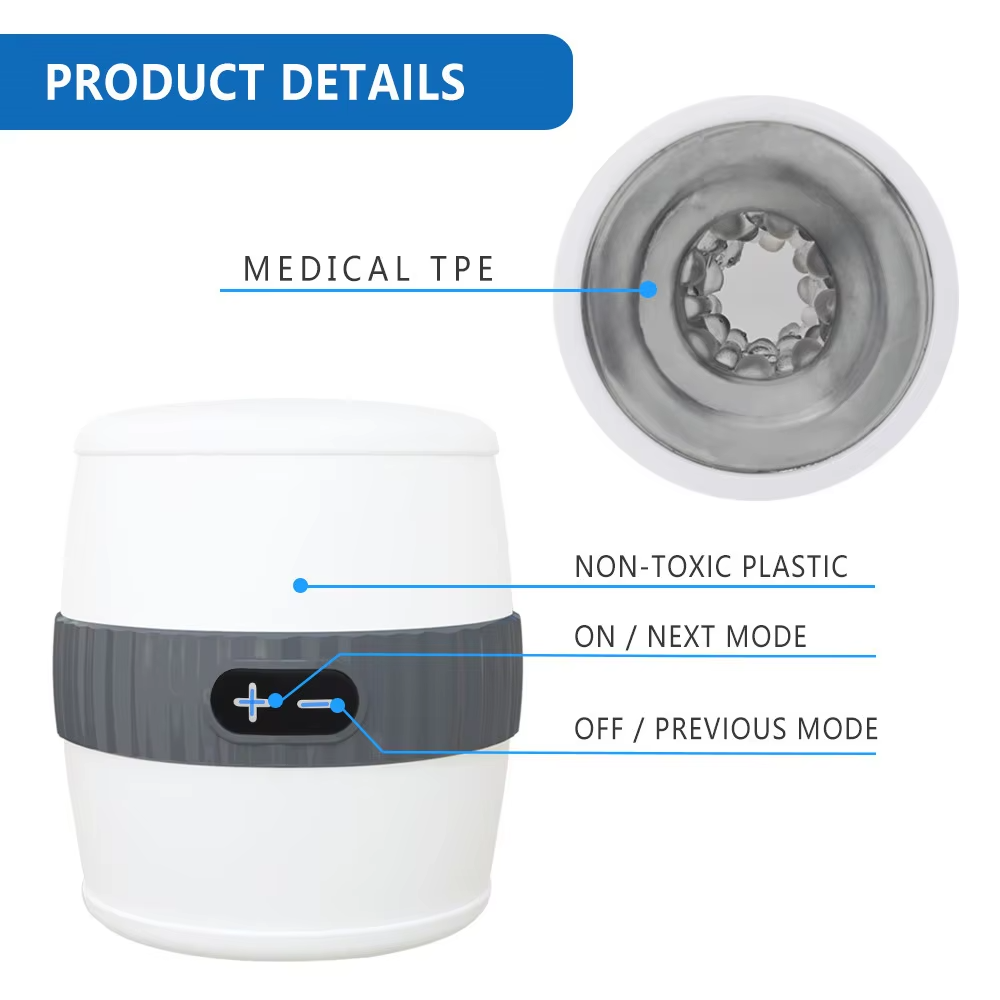 Automatic Sucking Male Masturbator Cup 12 Modes Vibration Pussy Stimulation Cup