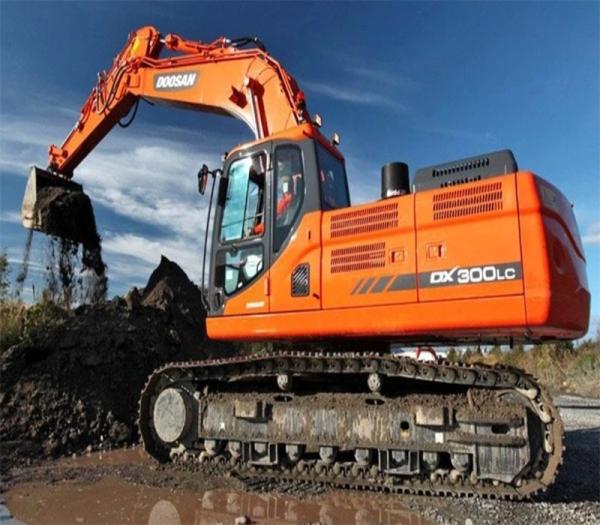Venda a quente de alta qualidade segunda mão Doosan DX300LC Excavadora de rastreador hidráulico