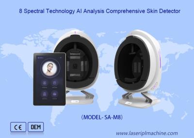 Máquina de Análise de Pele 3D Portátil Pigmento de Rugas Scanner para o Rosto