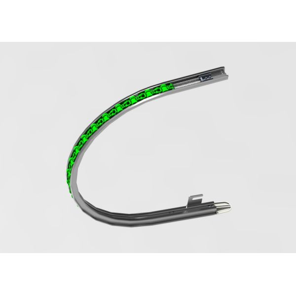 Pista de la guía de la barandilla de la escalera móvil - cadena Newel, perfil