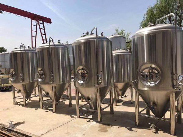 15HL Beer Manufacturing Equipment , PLC Full Automatic / Half 1000l Brewery System