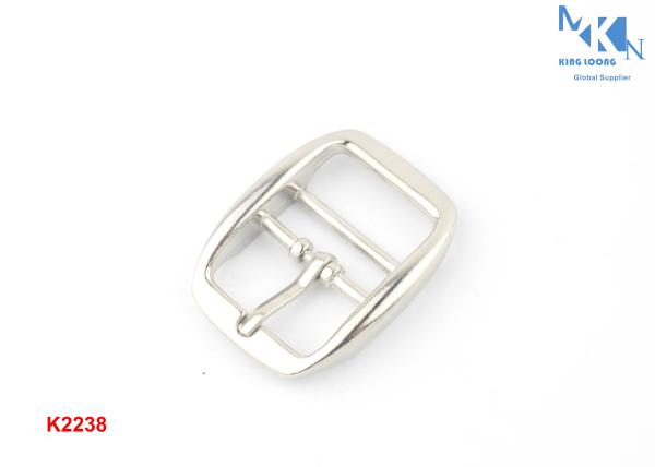 Shiny Metal Shoe Strap Buckles K2238 / Custom Handbag Hardware RustProof