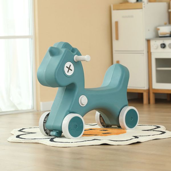 Fun and Safe Rocking Horse Roller Coaster for Baby PVC Material Perfect Birthday Gift