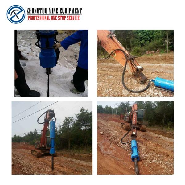 Ultra Large Hydraulic Rock Splitter Machine Mounted With Excavator