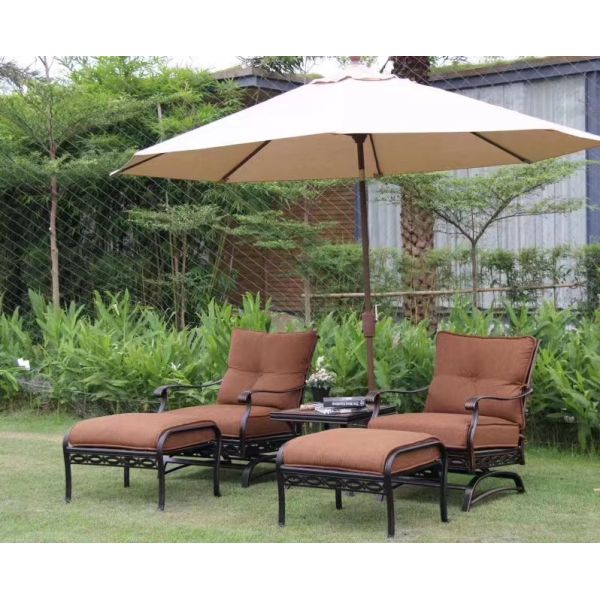 o vadio da cama de Sun da mobília do hotel de luxo da piscina ajustou a mobília alta da piscina do jardim do espaldar