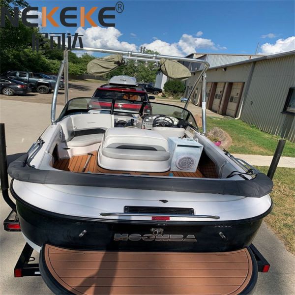 6mm Thickness UV Resistant Self-Adhesive Marine EVA Flooring for 2003-2009 Moomba Swim Platform Boat Deck Mat