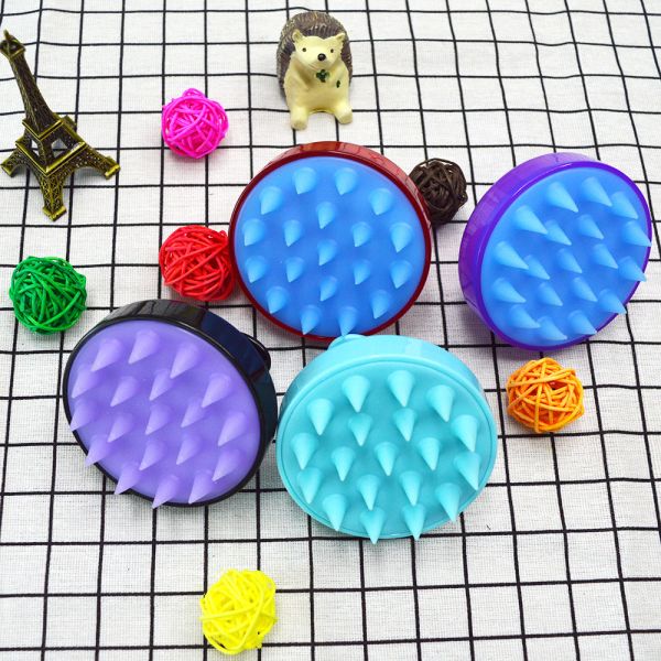 8 Colors Custom Logo Massage Detangling Hair Combs ShampooBrush Scalp Massager Detangler Brush for Quick Hair Detangling