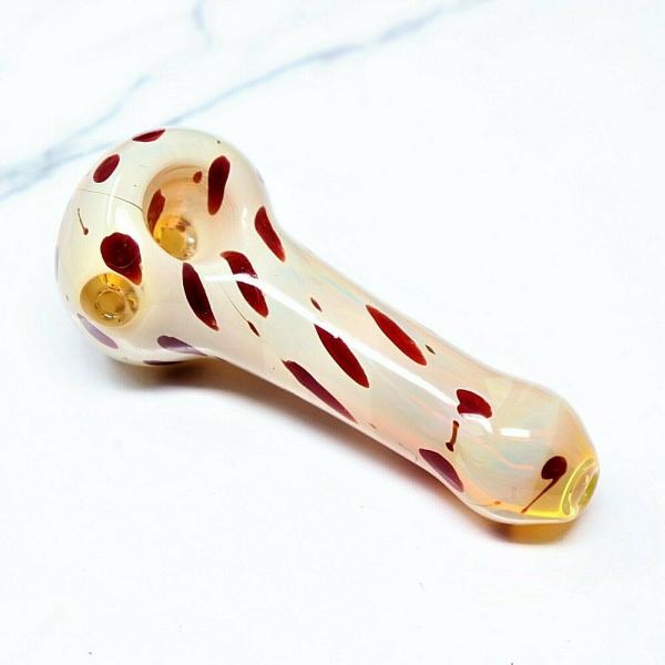 3 Glass Hand Pipes Hand Blown Tobacco Smoking Short And Cute
