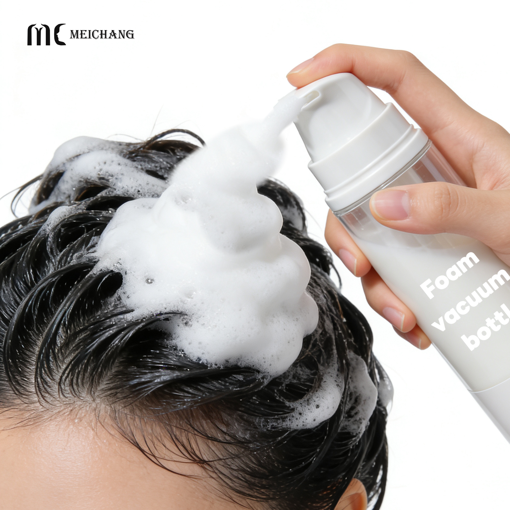 50ml/80ml/100ml Press & Foam Airless Bottle, Vacuum-Preserved Instant Lather（MC-248）