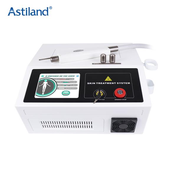 Máquina de remoção de tatuagem a laser Q comutada Equipamento de beleza a laser ND Yag