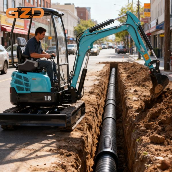 High-Altitude Mountain Road Construction Rock Drill 1.4-Ton Mini Compact Excavator High-Altitude Construction Excavator