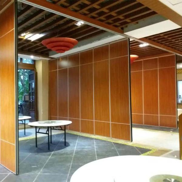 Dobramento deslizando a parede de separação móvel do sistema de alumínio para a sala de conferências