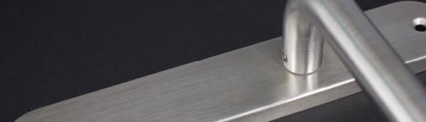 Brushed Stainless Steel Pull Handles , Stainless Steel Front Door Handles