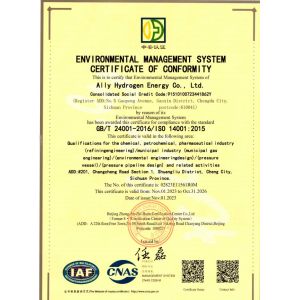 Ally Hi-Tech Co., Ltd. Сертификации