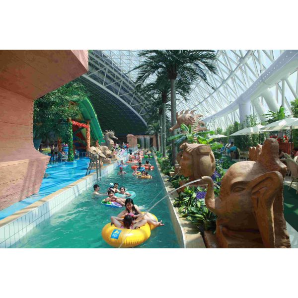 Strong Large Water Park Lazy River / Galvanized Carbon Steel Supporting