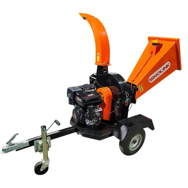 Whole Wood Log Chipper Machine ATV Disc LONCIN B S Gasoline Engine