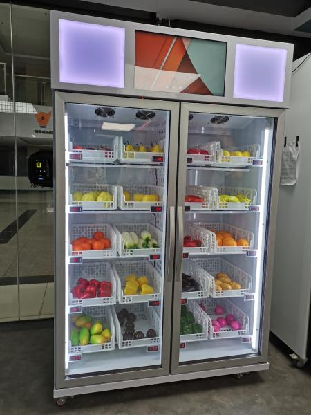 Smart Weight Sense Mini Vending Machine For Drinks , Fruits, office vending machine, juice vending machine, Micron