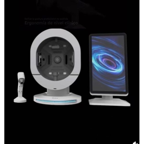 Advanced AI Facial Skin Scanner with 15.6 Inches Screen for 14 Skin Problems Analysis in 16 Languages